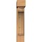 Ekena Millwork Legacy Block Smooth Bracket w/ Offset Brace, Western Red Cedar, 7 1/2"W x 26"D x 38"H BKT0806X26X38LEC05SWR - alternate 3